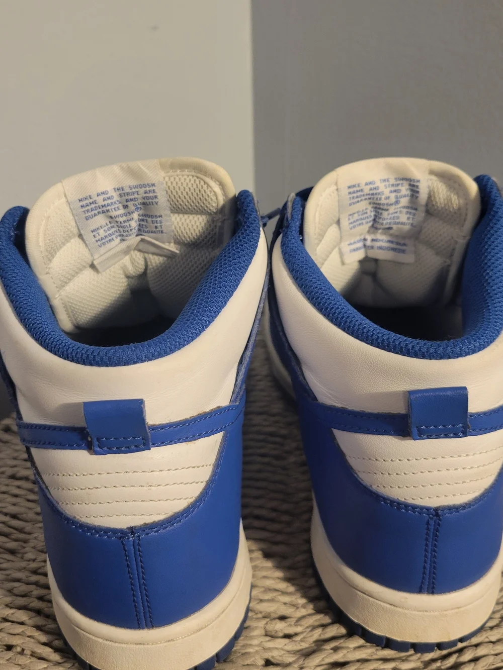 Nike Dunk High Game Royal Kentucky Blue White High Top Sneakers Size 6